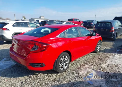 2016 Honda Civic Lx from USA, damaged, VIN 2HGFC2F52GH538948